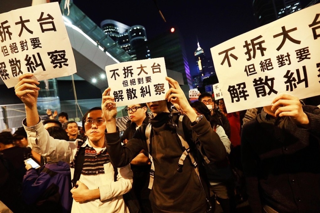 Split within the movement is deepening. Photo: SCMP