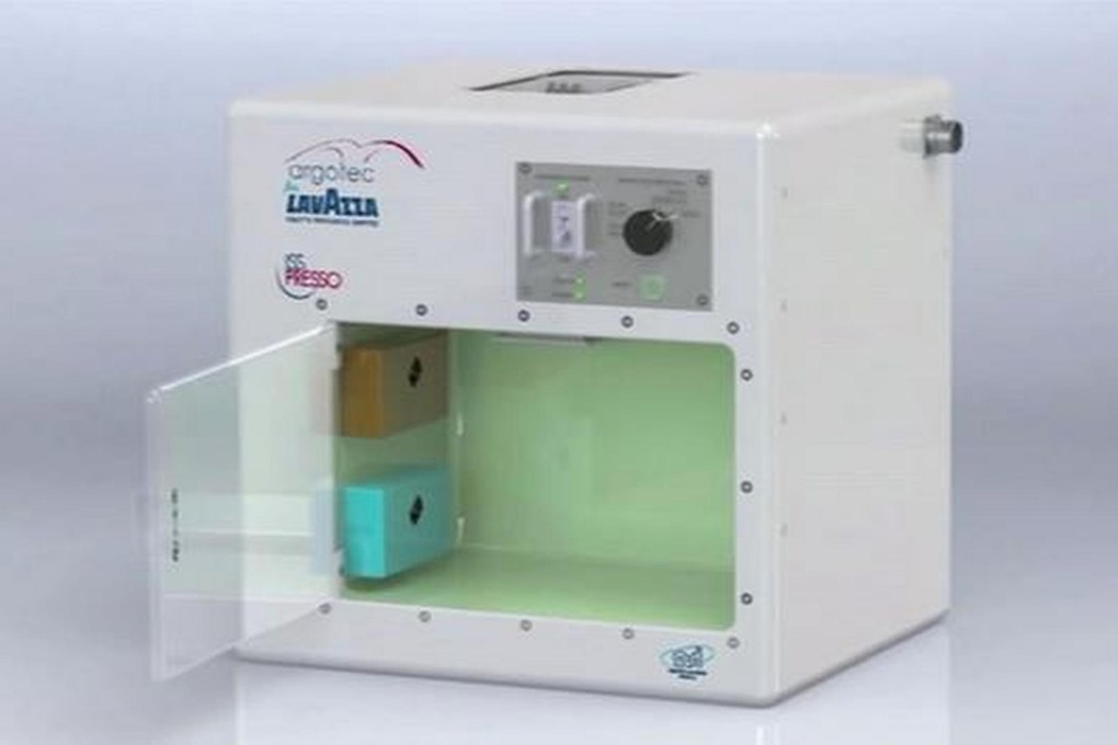 The ISSpresso is now on the station. Photo: SCMP