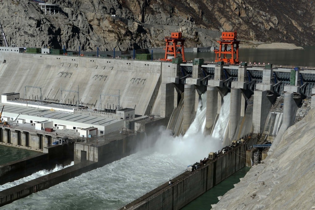 The first generating plant at the 9.6 billion yuan Zangmu Hydropower Station, which stands more than 3,300 metres above sea level, went into operation on Sunday. Photo: Xinhua