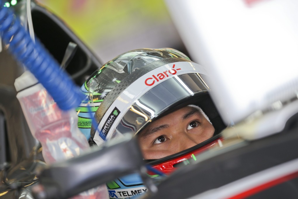 Adderly Fong in a Sauber during a practice session for the Abu Dhabi Grand Prix at the Yas Marina Circuit. Photo: EPA