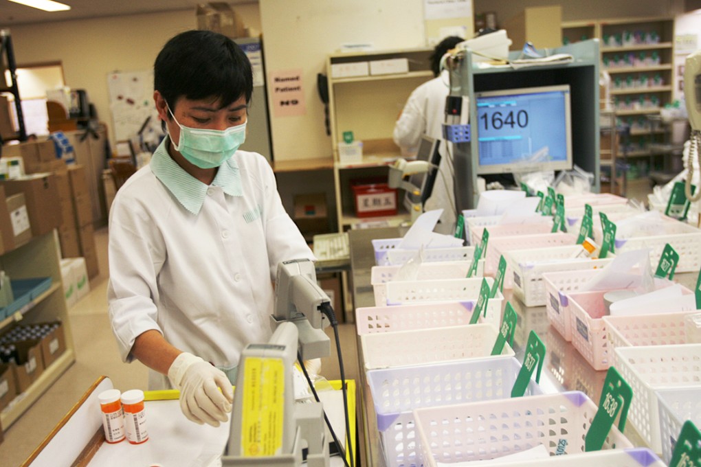 Pharmacy at Prince of Wales Hospital. Photo: Edward Wong