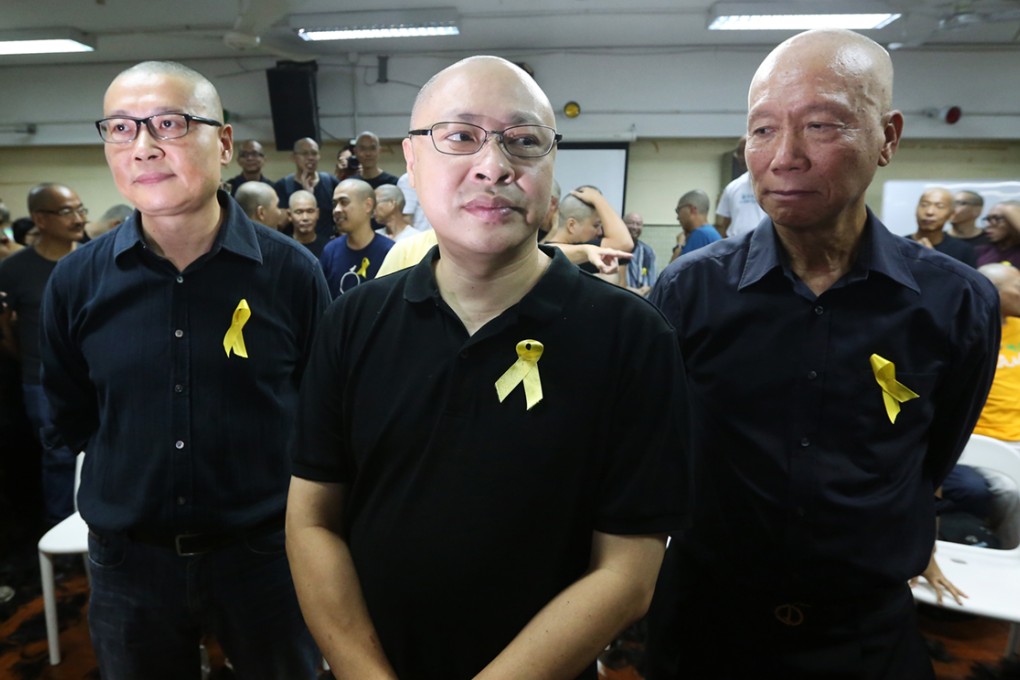 Occupy Central trio: Benny Tai Yiu-ting, Dr Chan Kin-man and Reverend Chu Yiu-ming. Photo: Sam Tsang