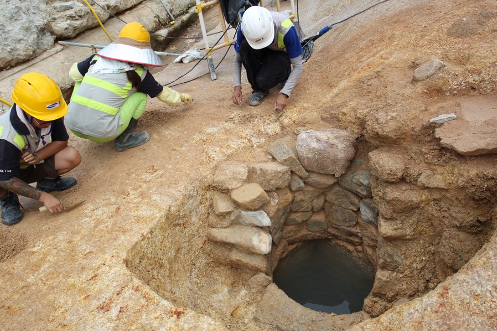 Members of the Antiquities Advisory Board visit the archaeological site of the Sha Tin-Central link. Photo: Dickson Lee
