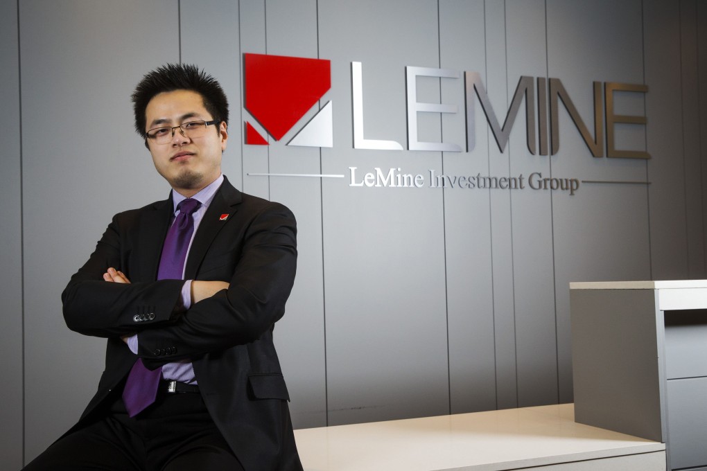 Thomas Liu, head of Lemine Investment Group, poses in their office in Toronto, Canada. The firm, known for selling condominiums, has entered a deal to sell canola oil in China. Photo: Reuters