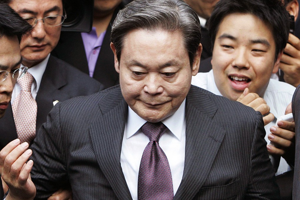 Samsung Group, led by Lee Kun-hee, is being reorganised to make it easier for his children to take over the empire. Photo: Reuters