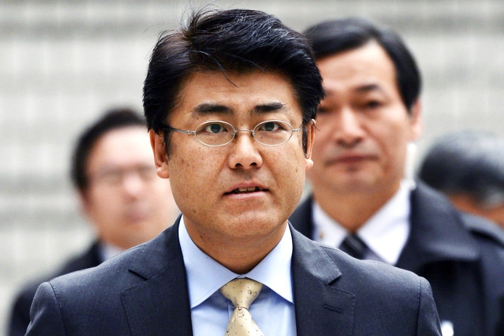 Tatsuya Kato, former chief of the Seoul bureau of the Japanese mass-circulation daily Sankei Shimbun, appears at the Seoul Central District Court, South Korea. Photo: Kyodo