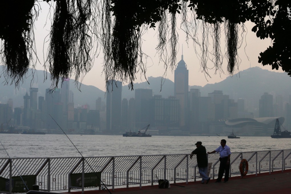 The waterfront of Victoria Habour in Hung Hom.