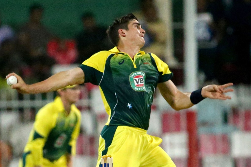 Sean Abbott in action for Australia last month. Photo: AFP