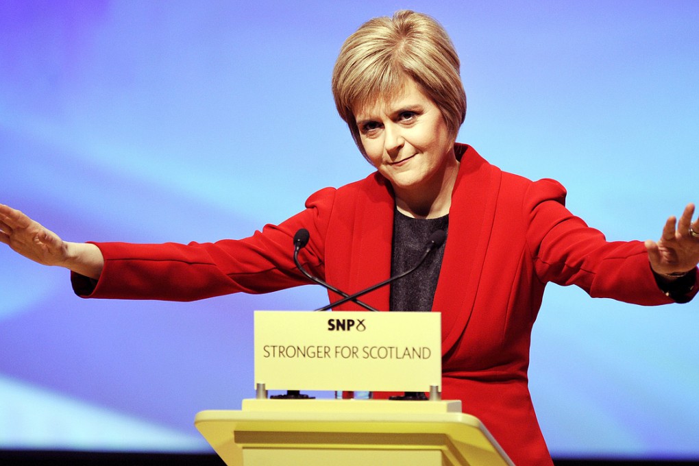 Nicola Sturgeon, leader of the pro-independence Scottish National Party. Photo: AFP