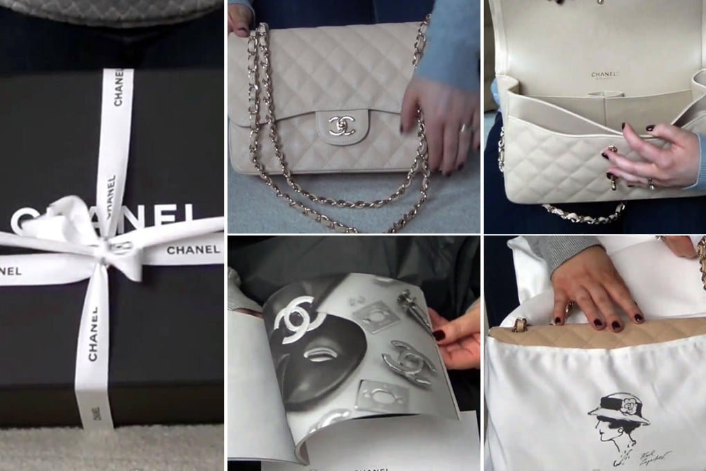 Unboxing videos - the latest internet sensation - record the thrill of making a high-fashion purchase. Photos: YouTube