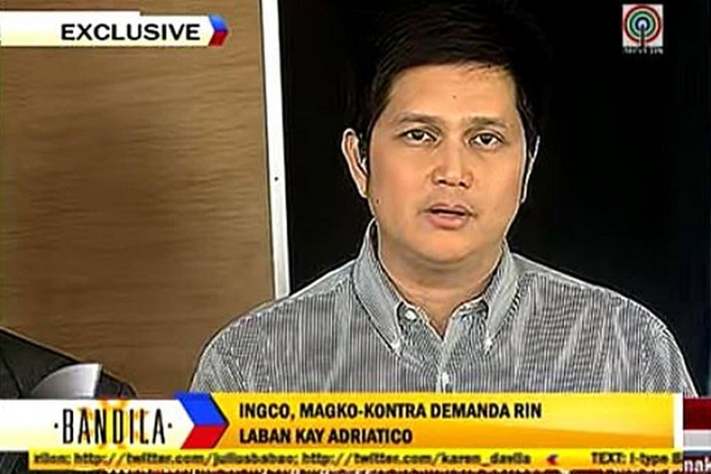 Joseph Russel Ingco told national evening newscasts on Friday that he felt forced to explain his side of the incident out of safety fears.