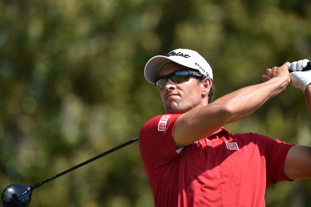Australia's Adam Scott is well placed to win his national open championship. Photos: AFP