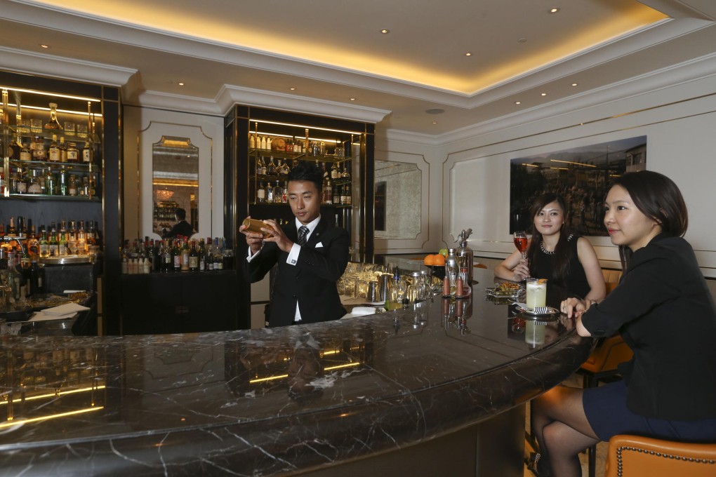 The sleek bar. Photos: K.Y. Cheng