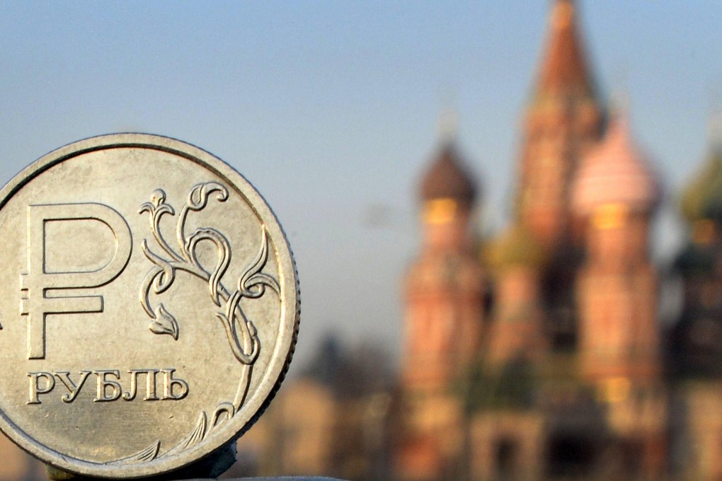 The rouble, which has lost nearly 40 per cent so far this year, sank for a sixth day yesterday as crude resumed its decline. Photo: AFP