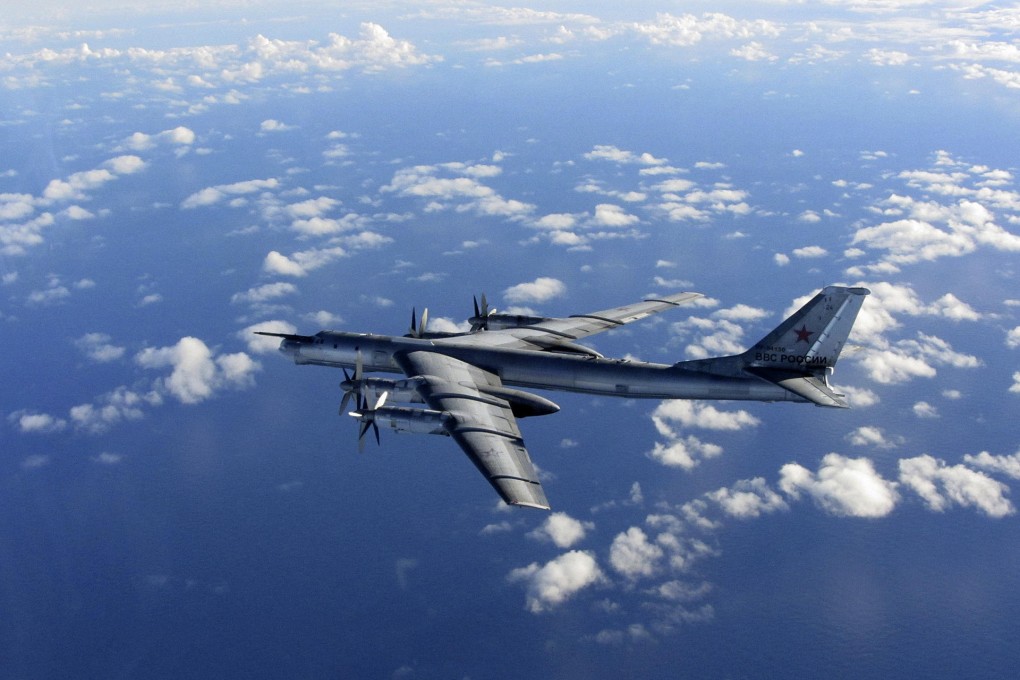 A Russian long-range bomber flying overseas. Photo: AP