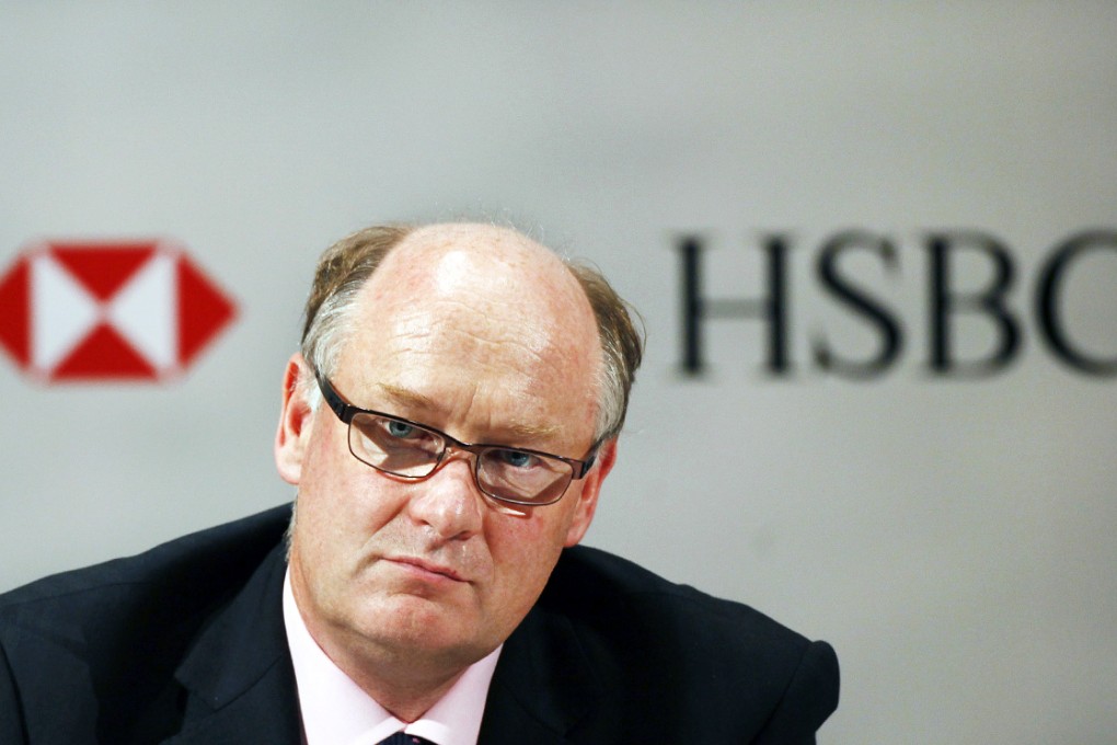 HSBC chairman Douglas Flint was asked whether two directors had resigned. Photo: Reuters