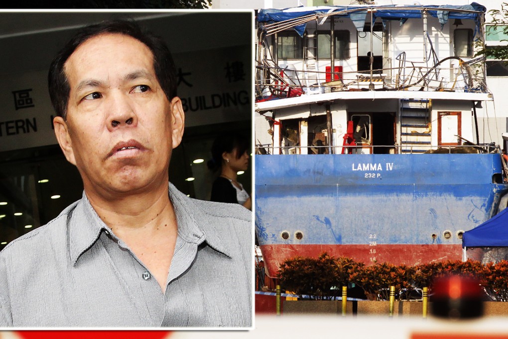 Sea Smooth coxswain Lai Sai-ming charged with manslaughter on Lamma disaster trial. Photos: Edward Wong, Nora Tam