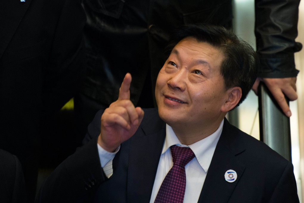 Internet tsar Lu Wei (seen here in a file picture) addressed cybersecurity issues between China and the US in Washington on Tuesday. Photo: AFP