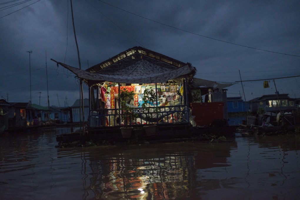 A floating village on Tonle Sap lake, home to most of Cambodia’s ethnic Vietnamese.