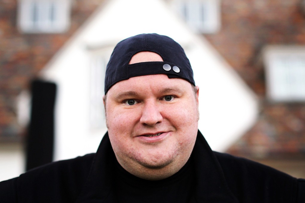 Kim Dotcom at the Dotcom Mansion in Auckland in 2013. Photo: AFP