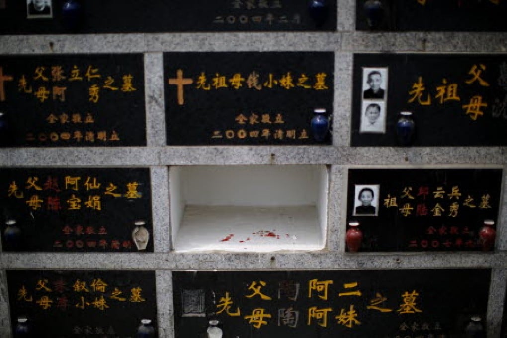 Nirvana Asia has signed a memorandum of understanding with a mainland cemetery operator. Photo: Reuters