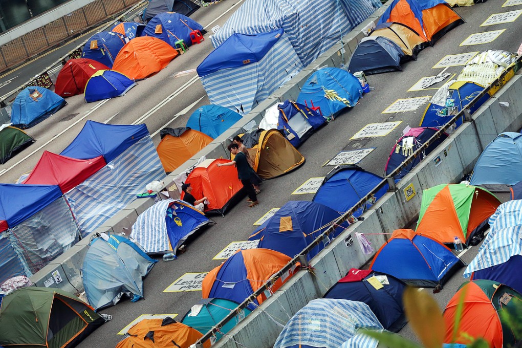 All China Express claimed their business was affected because of the protests in Admiralty. Photo: K.Y. Cheng