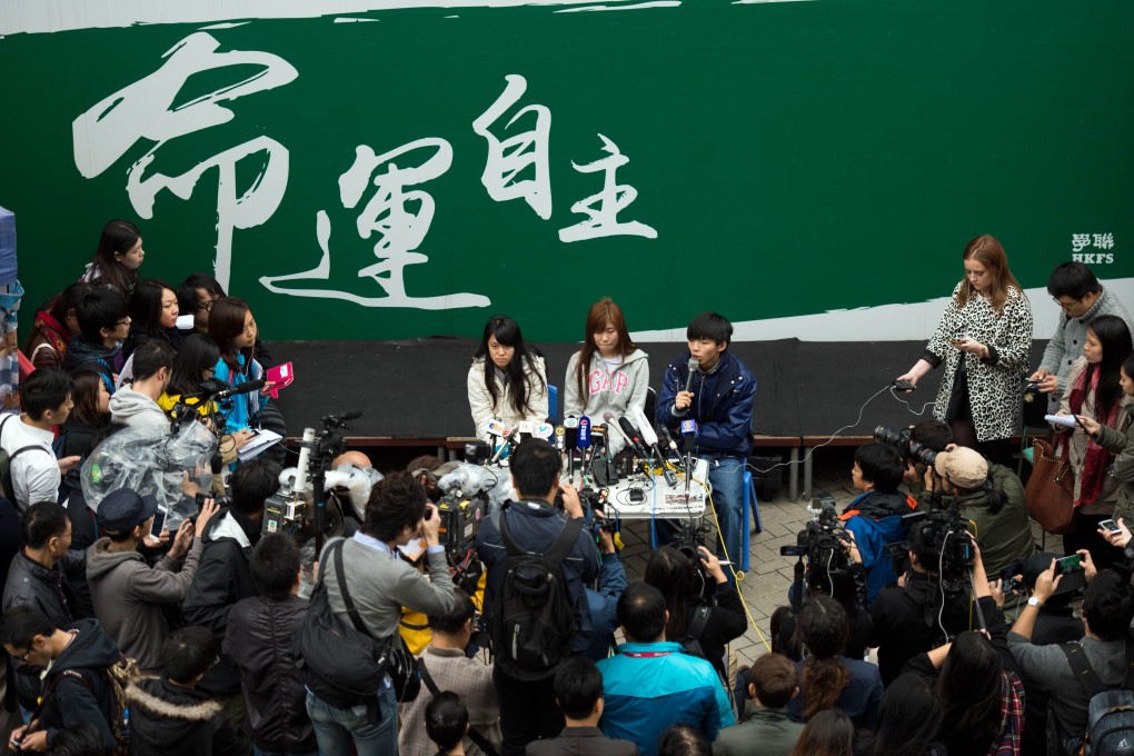 Occupy is an attempt to redefine "one country, two systems" and, by implication, Hong Kong's relationship with the mainland. Photo: AFP