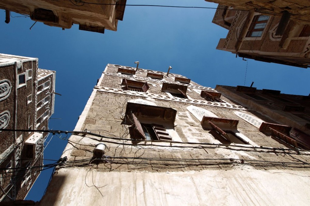 The building where US photojournalist Luke Somers lived, in the the old city of Sanaa. Sommers was killed during a failed attempt by US special forces to free him from Al-Qaeda militants. Photo: AFP