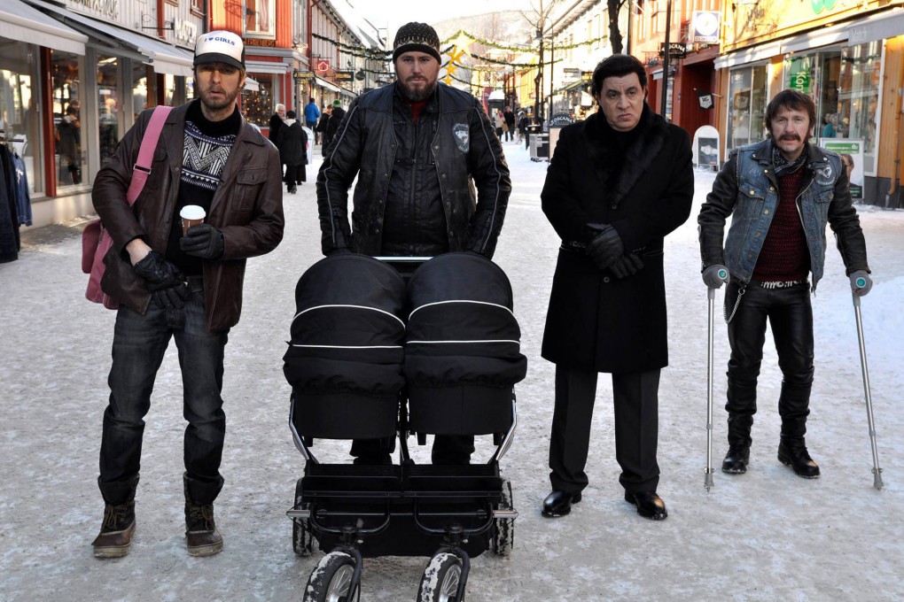 Steve van Zandt (second from right) plays Frank Tagliano in fish-out-of-water mob drama Lilyhammer.