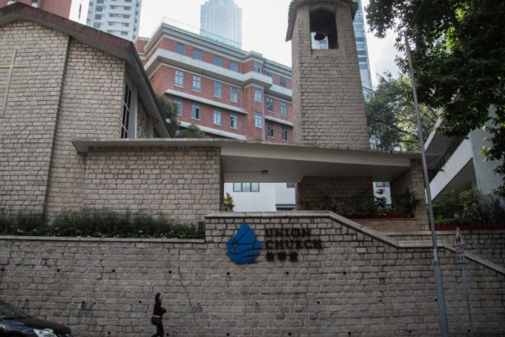The Union Church is teaming up with Henderson to redevelop its Mid-Levels building. Photo: Bloomberg