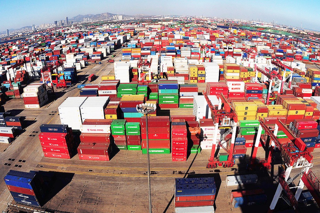 China's trade surplus hit a record US$54.47 billion in November. Photo: Xinhua