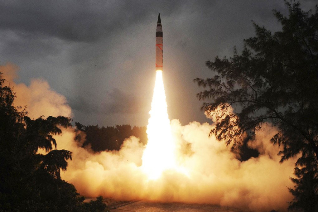 Agni-V missile. Photo: Reuters