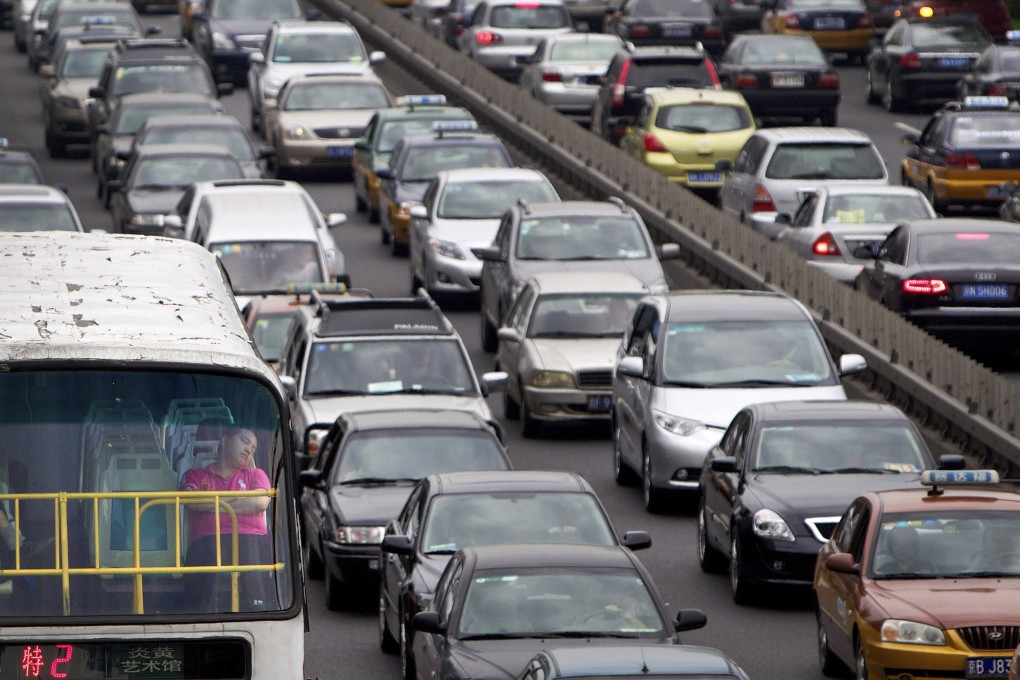 Vehicles sales in China last month totalled 2.1 million units. Photo: AP