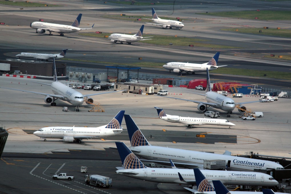 Yu Long was detained at Newark Liberty International Airport (pictured) last month after customs officers found sensitive documents in his luggage. Photo: NYT