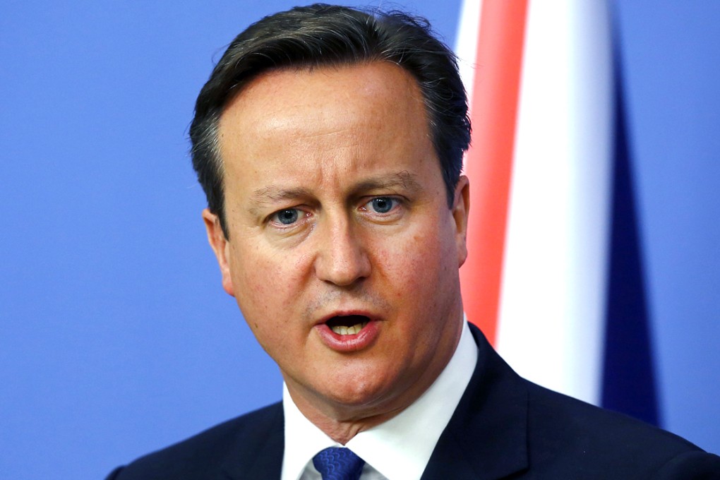 David Cameron's spokesman said earlier this month that the British PM thought Beijing's decision to bar MPs from Hong Kong was counter-productive. Photo: Reuters