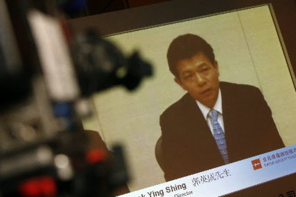 Kaisa chairman Kwok Ying-shing's resignation followed the blocking of some project sales in Shenzhen. Photo: May Tse