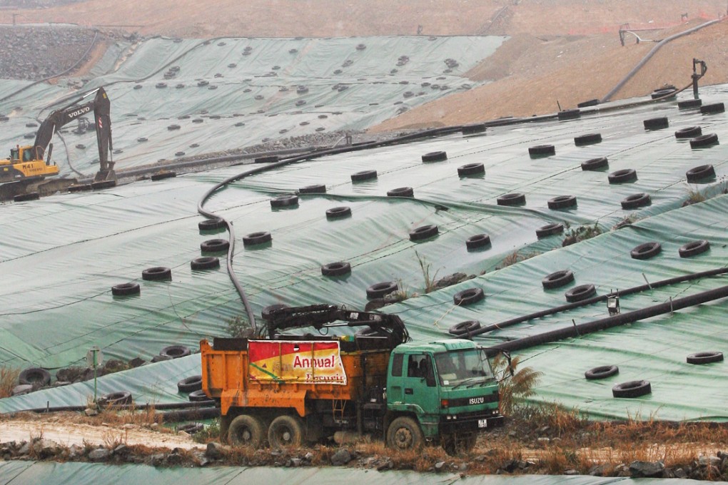 The North East New Territories (NENT) Landfill site at Ta Kwu Ling. Photo: Felix Wong
