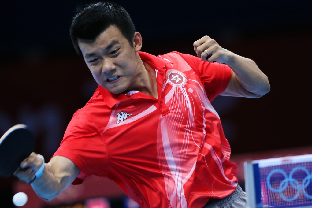 Hong Kong's Tang Peng has reached the second round of singles at the World Table Tennis Tour Grand Finals. Photo: Felix Wong