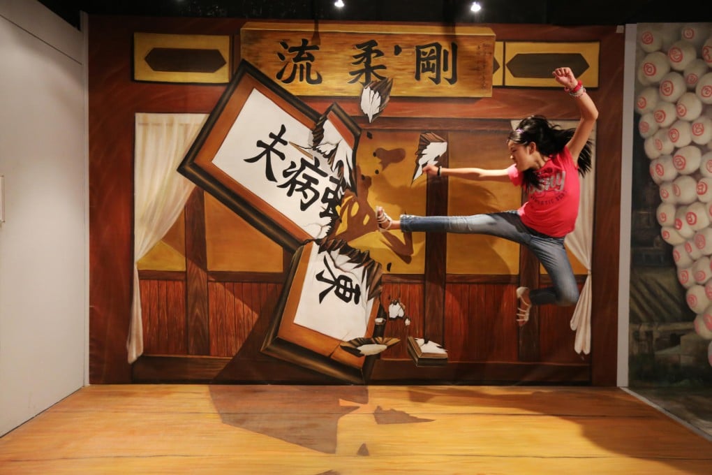 A Bruce Lee-inspired set piece at the 3D museum. Photo: Felix Wong