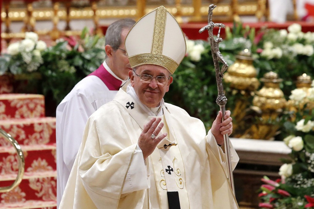 Pope Francis did not say pets could go into heaven to comfort a distraught boy. Photo: EPA