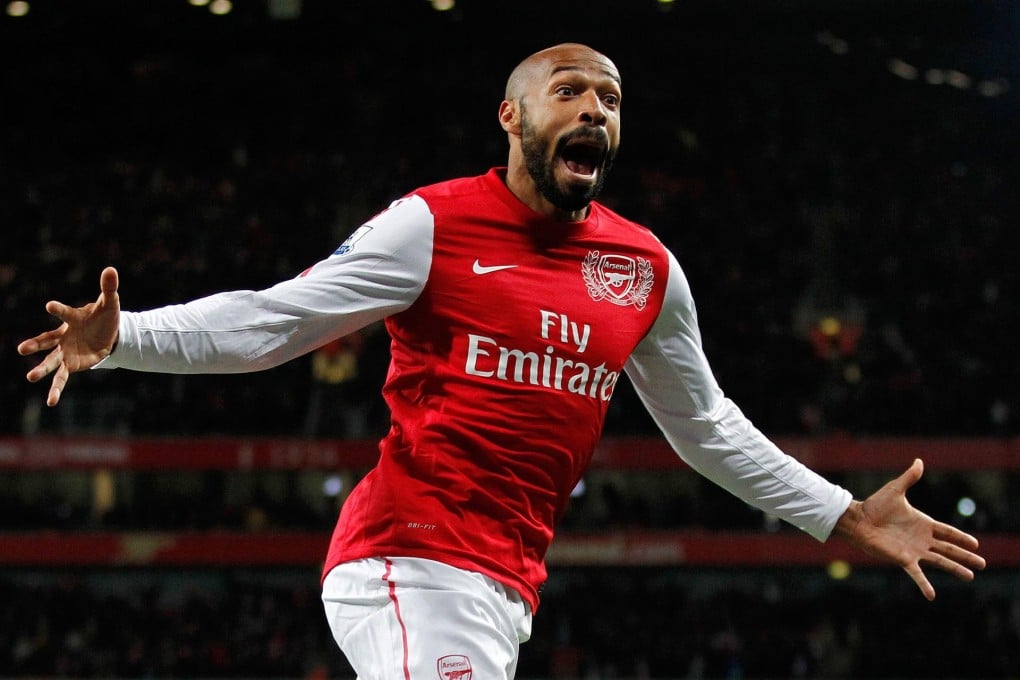 Thierry Henry will be best remembered for his record-breaking exploits with Arsenal. He scored 174 goals in 254 appearances between 1999 and 2007. Photos: AFP