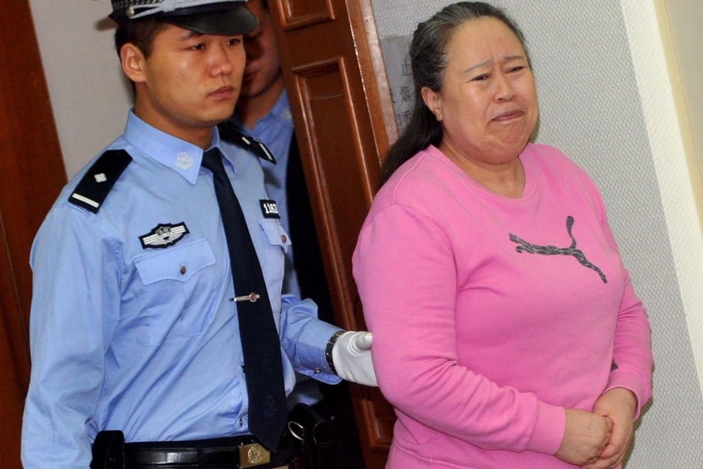 Shanxi businesswoman Ding Shumiao colluded with former railways minister Liu Zhijun in over 180 billion yuan worth of projects. Photo: Xinhua