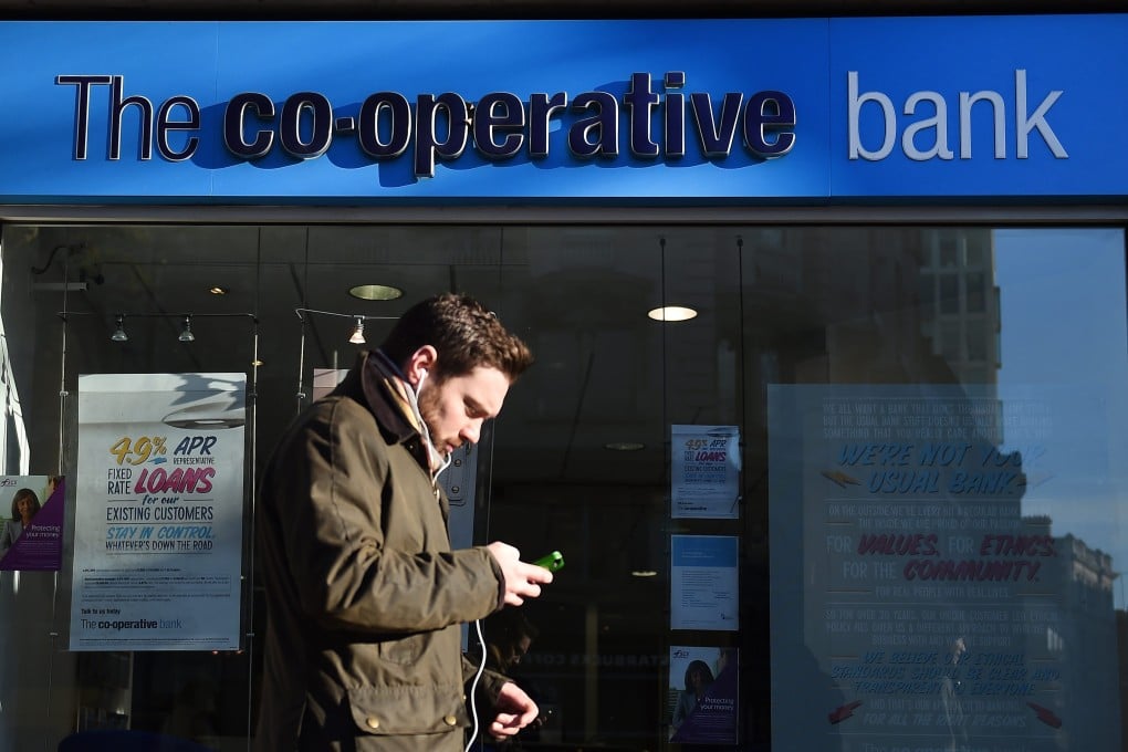 Britain's Co-operative Bank on 16 December 2014 failed a stress test set by the Bank of England to see how lenders would cope with a severe economic downturn. Photo: EPA
