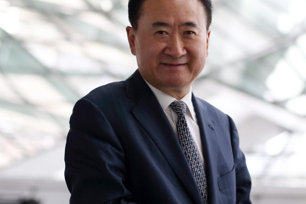 Wang Jianlin's empire now spans from shopping malls and cinemas to tourism parks.Photos: Bloomberg