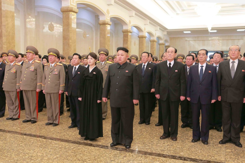 Kim Jong-un attends his father's death anniversary. Photo: EPA