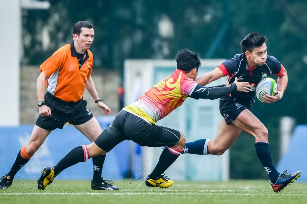 Hong Kong cruised past China 34-0 in the round-robin phase of the Hong Kong leg of the 2014 ARFU U20 Sevens Series. Photo: Asian Rugby Football Union