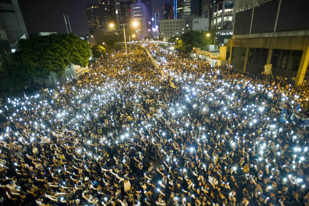 Most who took part in the protests were just exercising their rights. Photo: AFP