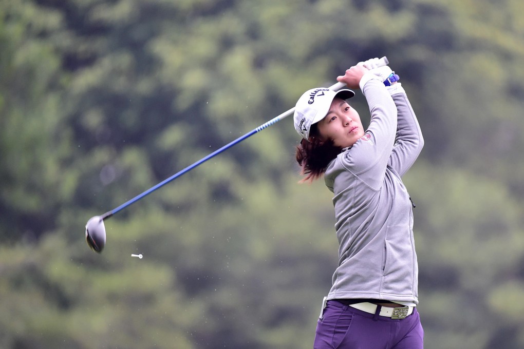 Lin Xiyu in action in Shenzhen. Photo: China LPGA Tour