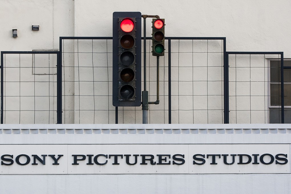 An exterior view of Sony Pictures Studios in Culver City, California. Photo: AP