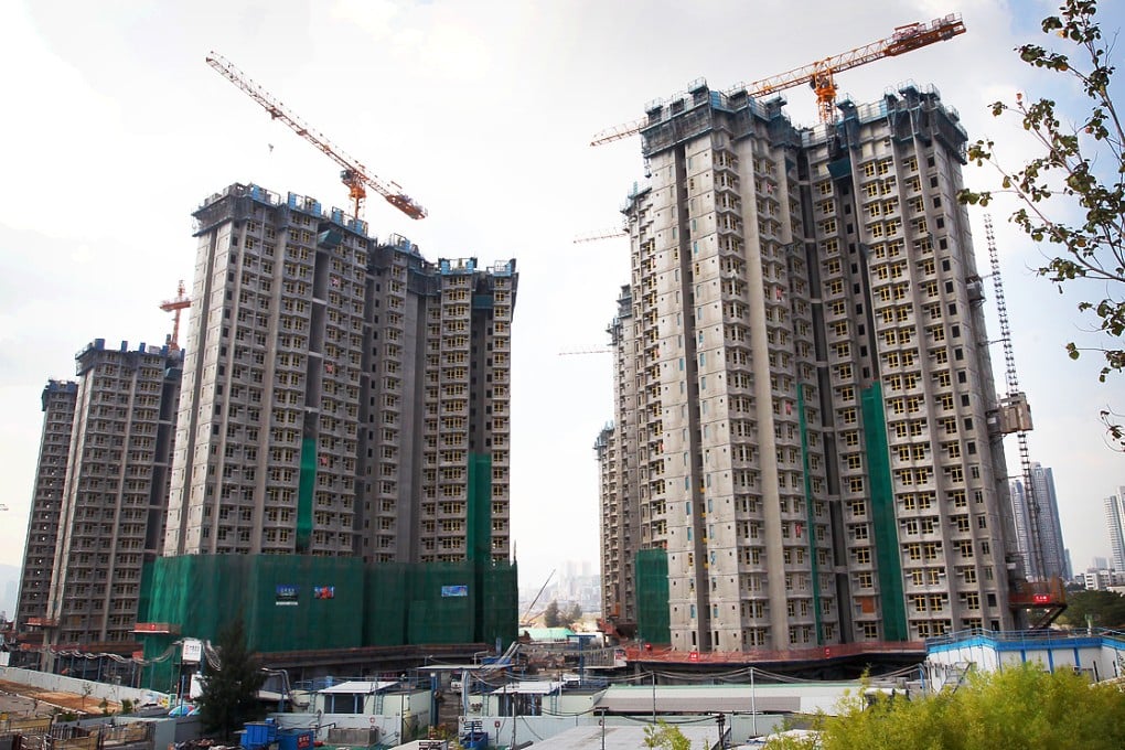 An estimated HK$27 billion would be injected as the first payment into a new "housing reserve" to help the Housing Authority meet the government's goal of building 290,000 public flats in the next decade. Photo: Felix Wong